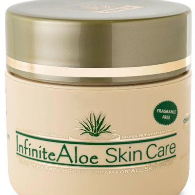 InfiniteAloe, Aloe Vera Body & Face Moisturizer – Fragrance-Free Face Cream