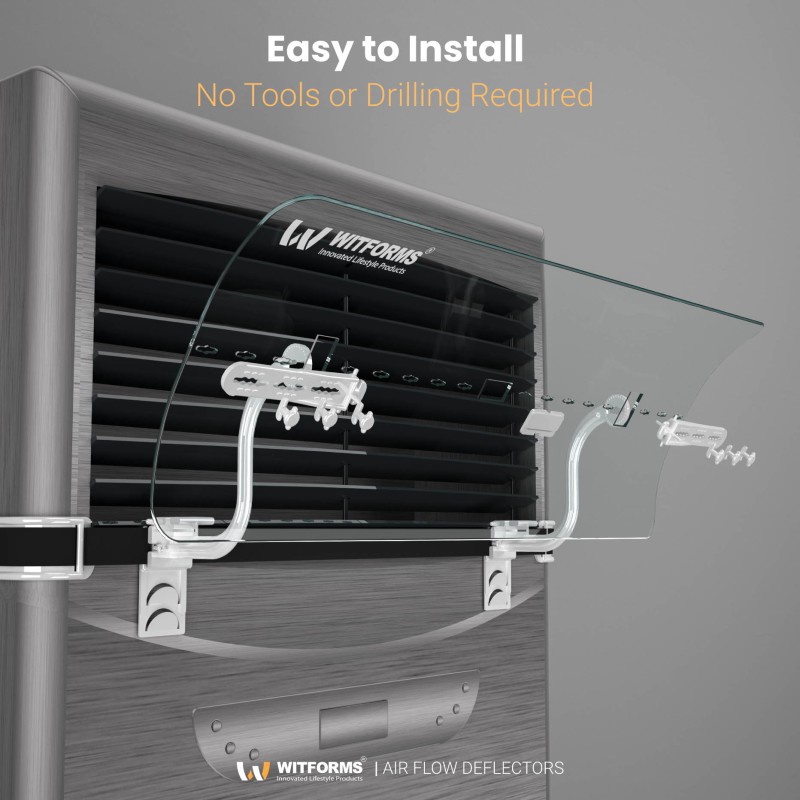 Witforms Stand Air Conditioner Deflector Central AC Air Flow Deflector Prevent The Cold Air from Blowing--1