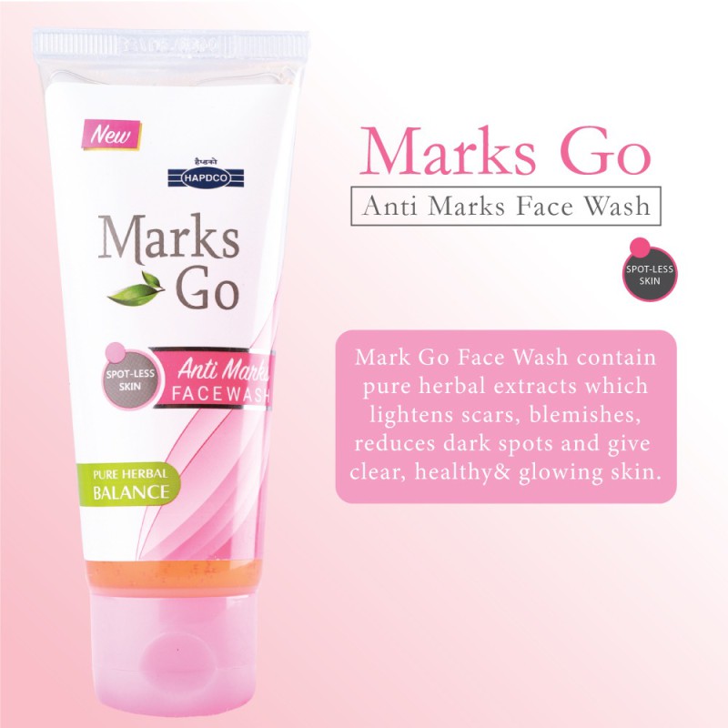Minora Anti Marks Go Face Wash Pure Herbal Spot Less Skin--0