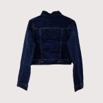 Full Sleeve Denim Jacket Dark Blue