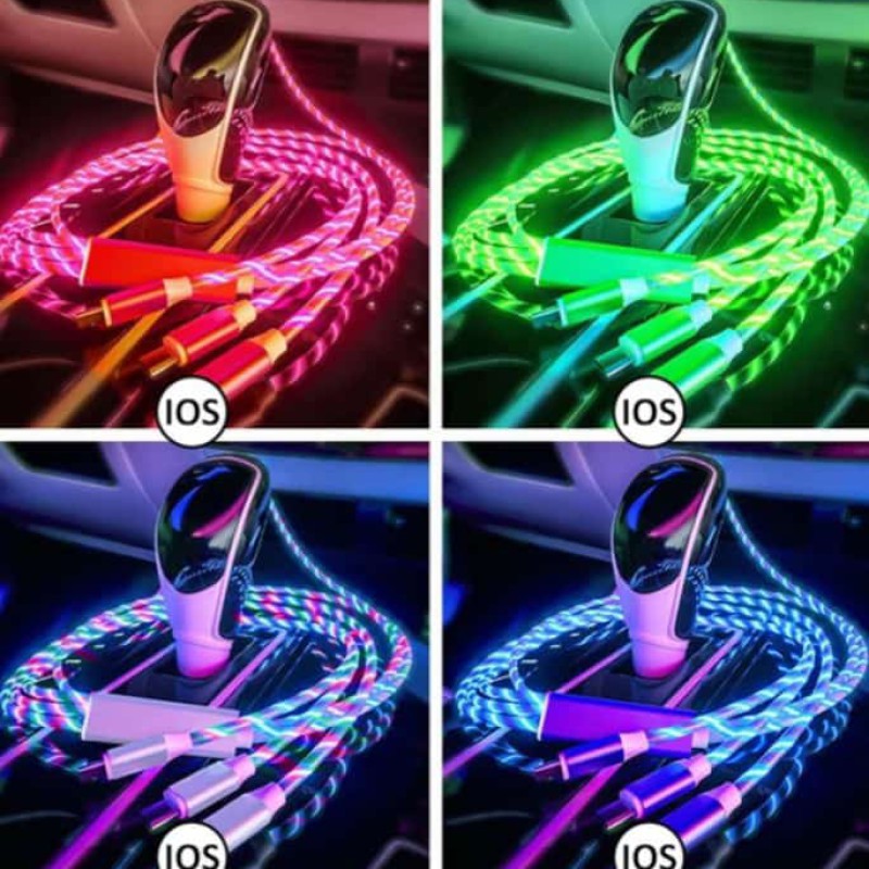 Multiple Charging Cable with Unique Colors--0