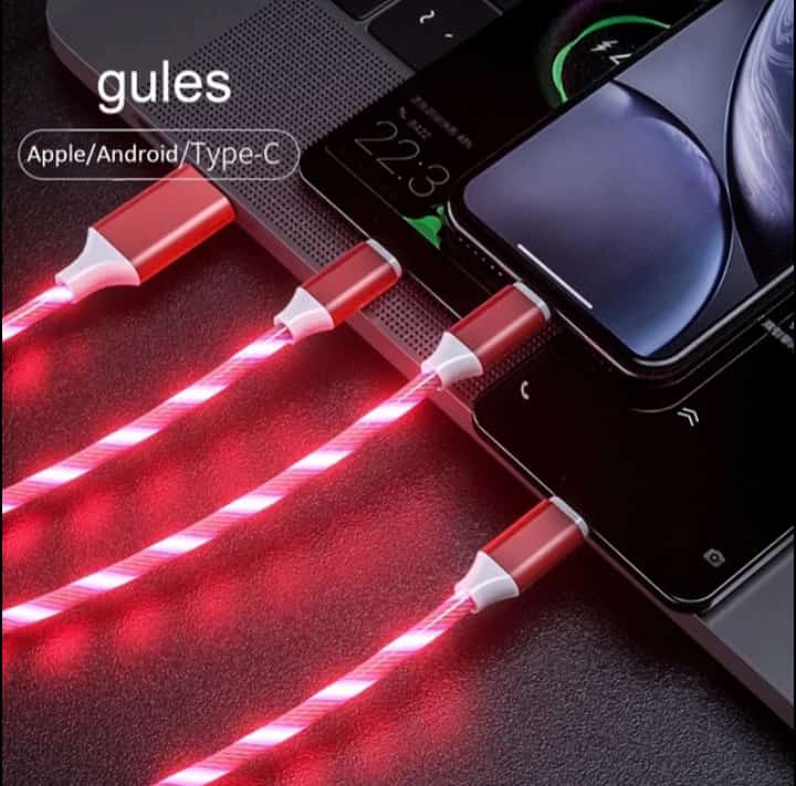 Multiple Charging Cable with Unique Colors