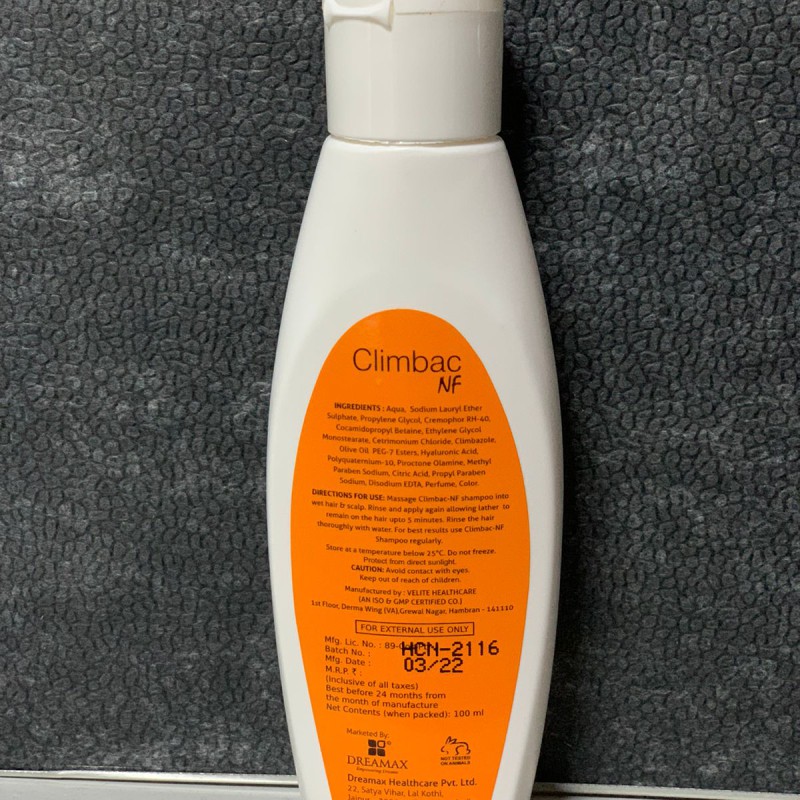 Climbac NF Anti-Dandruff Shampoo 100ml | DREAMAX--3