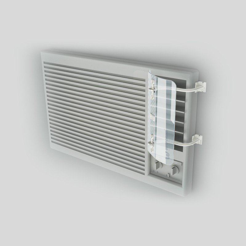 Window Ac Adjustable Flow Deflector, Made In Turkey--1