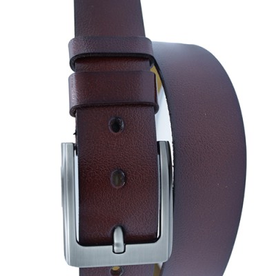 Minora Leather Belt For Men With Prong Buckle