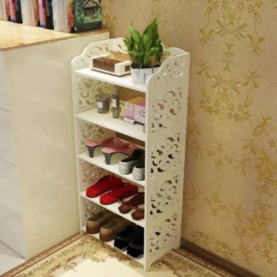 PVC White Wooden shelves
