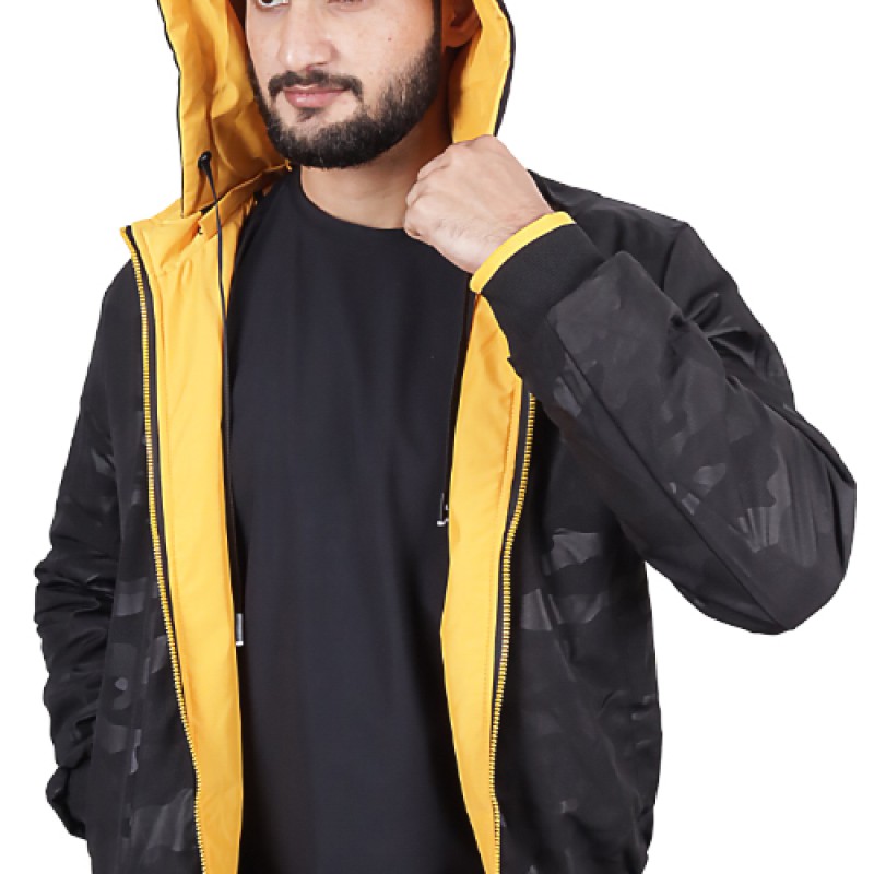 Minora Best Men's Double-Sided Windproof Jacket With Hood--4