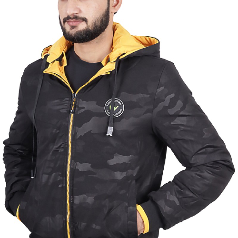 Minora Best Men's Double-Sided Windproof Jacket With Hood--3