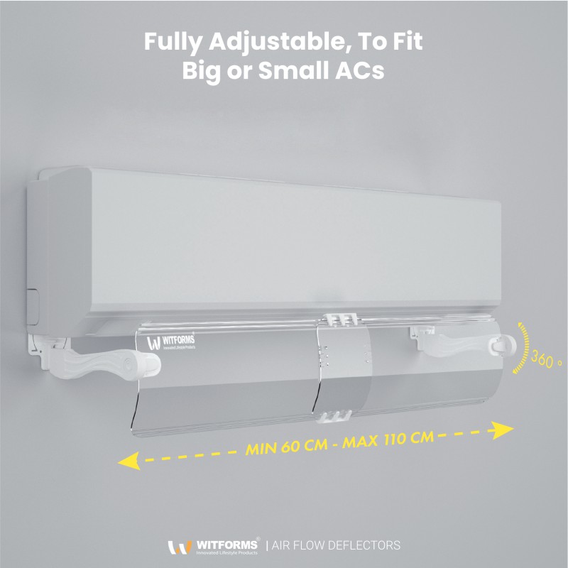 Witforms Premium Plus Split AC Air Flow Deflector--4